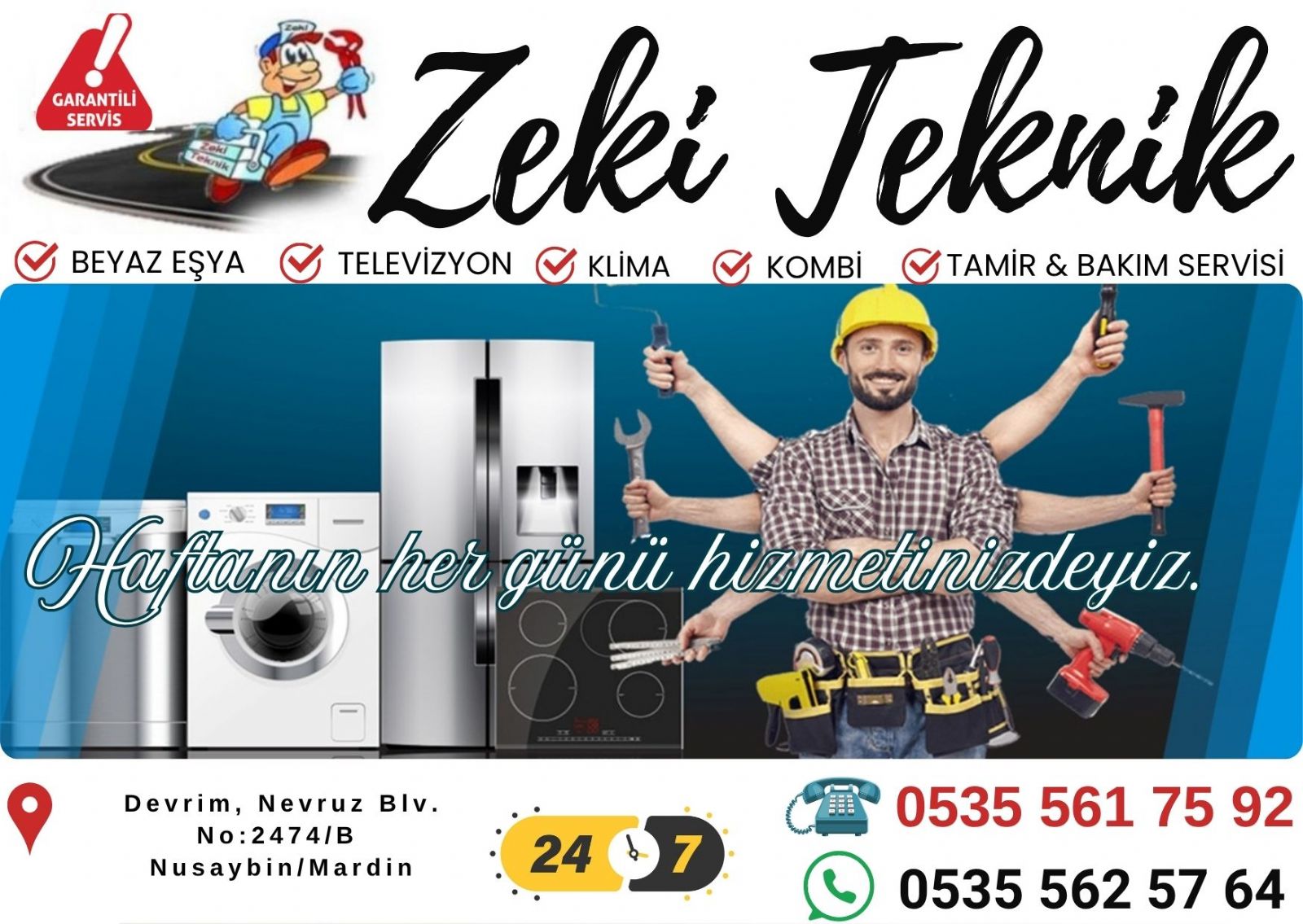 Nusaybin Arçelik Servisi